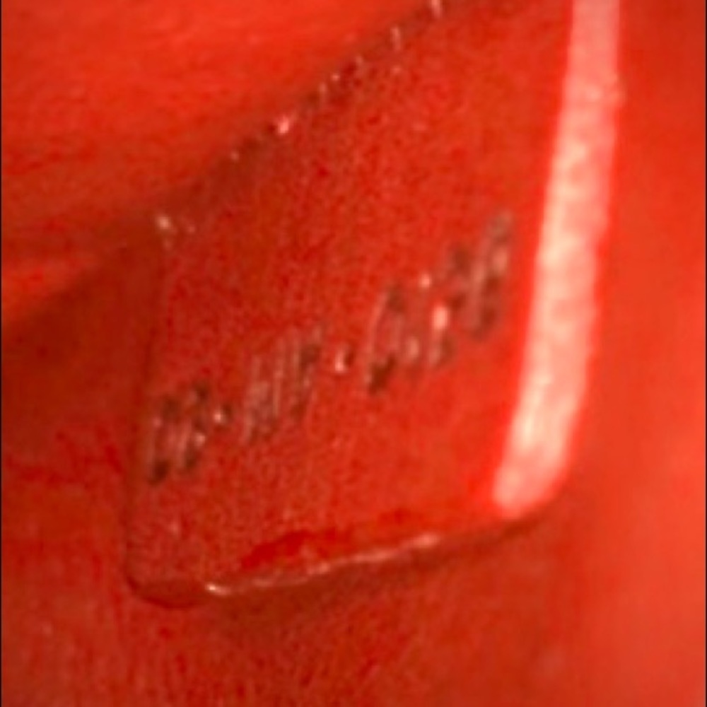 Authentic Christian Dior DIOREVER BAG deep red - Picture 8 of 8